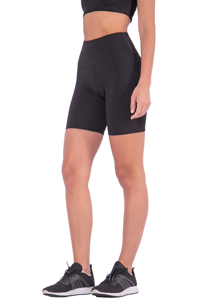 Biker deportivo color negro para mujer - Flashy