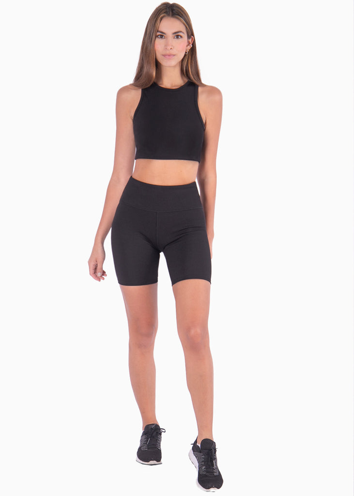 Biker deportivo color negro para mujer - Flashy