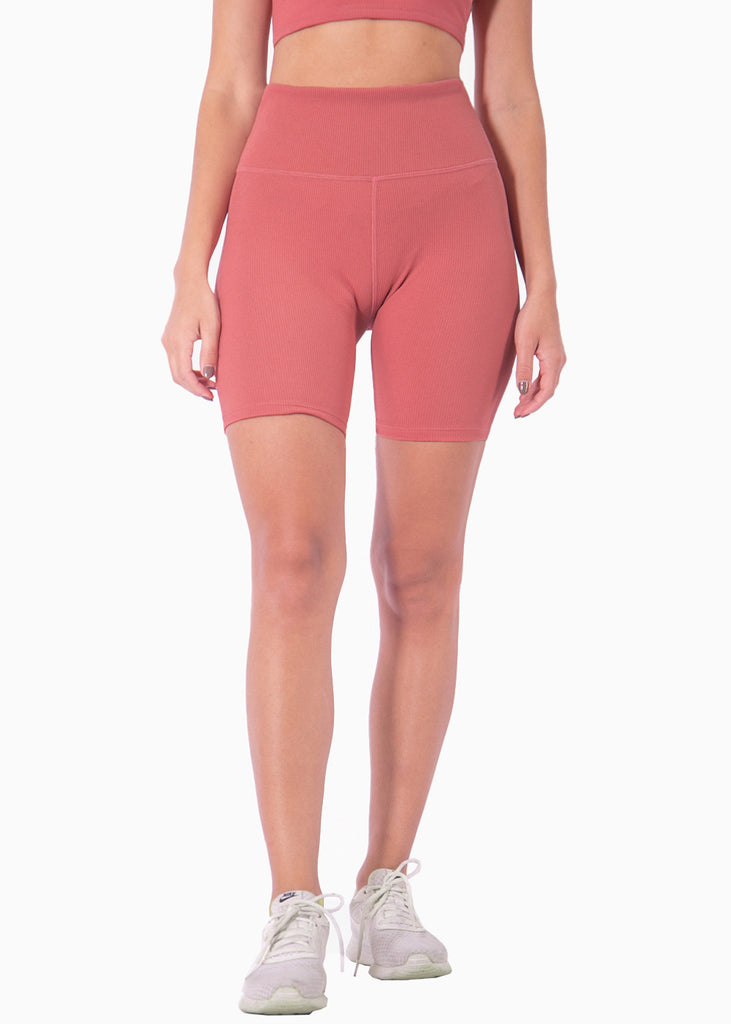 Biker deportivo color terracota para mujer - Flashy