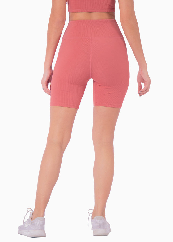 Biker deportivo color terracota para mujer - Flashy