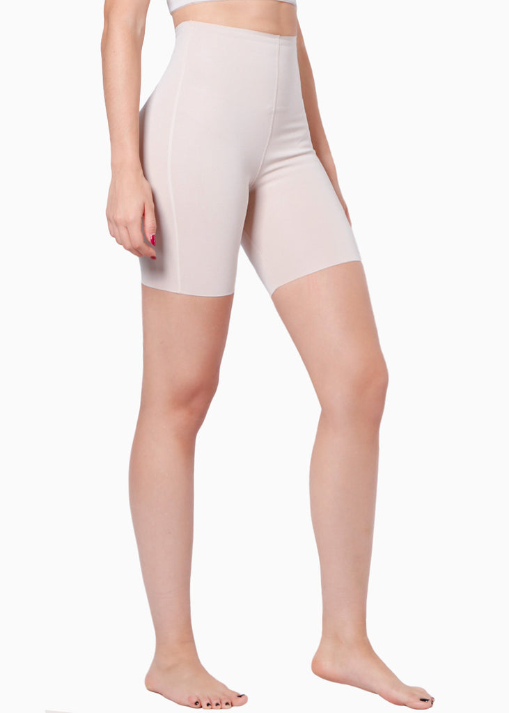 Short moldeador con control de abdomen color beige para mujer - Flashy