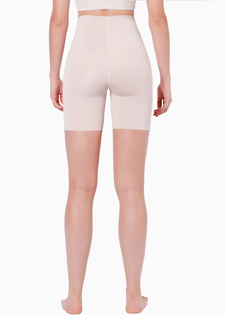 Short moldeador con control de abdomen color beige para mujer - Flashy