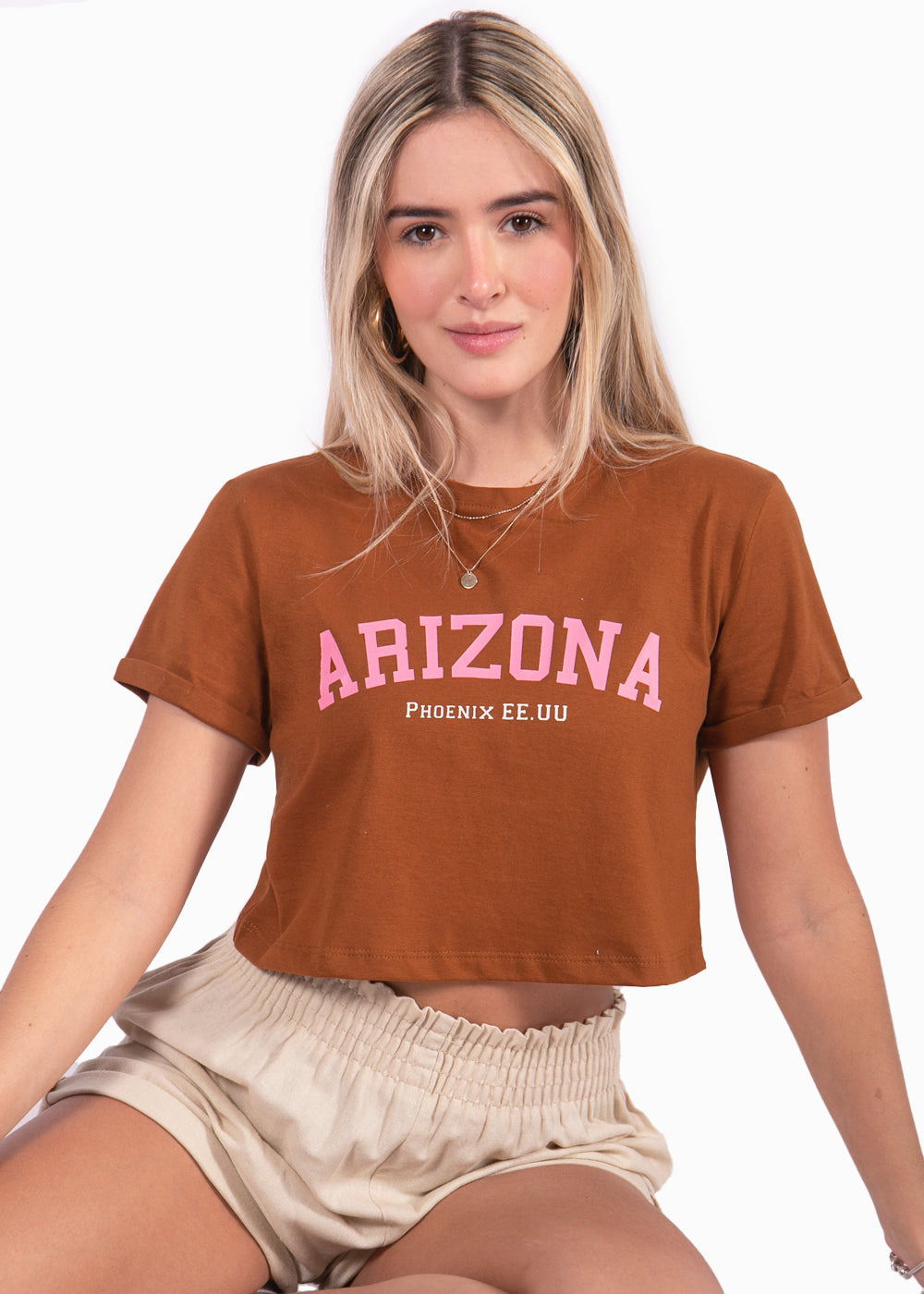 Camiseta gótica con estampado de Los Ángeles para mujer, camisa de